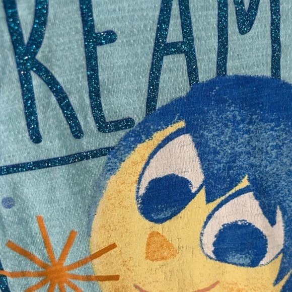 Pixar Inside Out Sz Girls Large Joy & Sadness Graphic T-Shirt - Picture 8 of 12